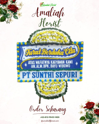 Papan Bunga Duka di Cilacap Tengah