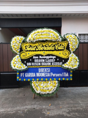 Papan Bunga Duka di Cilacap Tengah